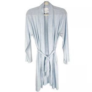 NWOT Haven Well Within Blue Sweater Knit Robe Lounge Robe SZ L